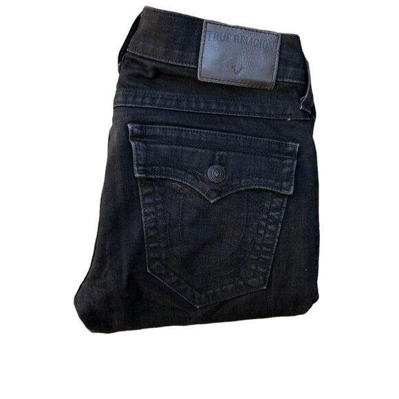 TRUE religion jeans size 30 ROCCO relaxed skinny gray - Picture 6 of 12